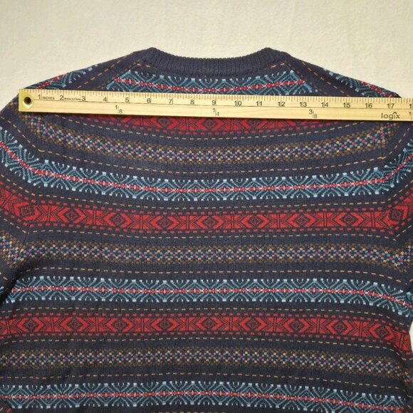 NWT Brooks Brothers Fair Isle Sweater Extra Fine Merino Wool Men's Medium - Picture 6 of 8